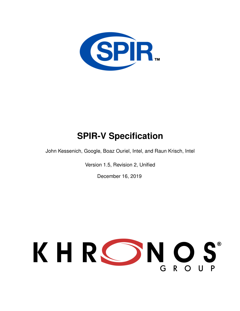 SPIR-V Specification