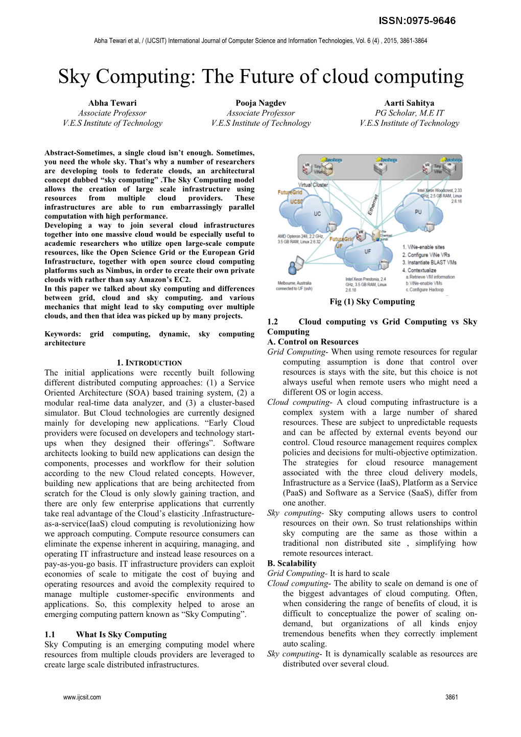 Sky Computing: the Future of Cloud Computing