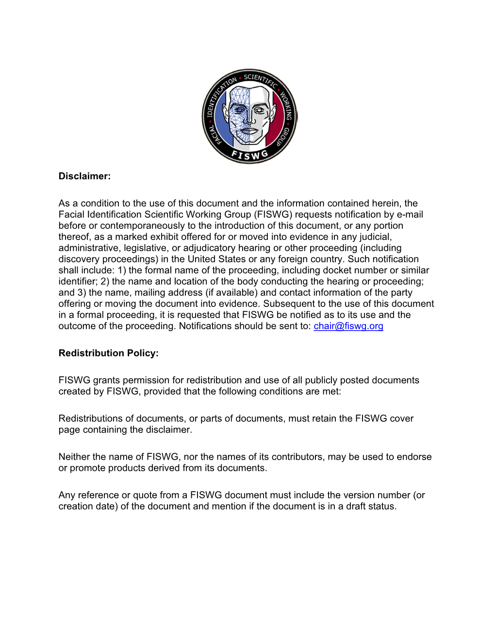 Standard Guide for Scanning Facial Images