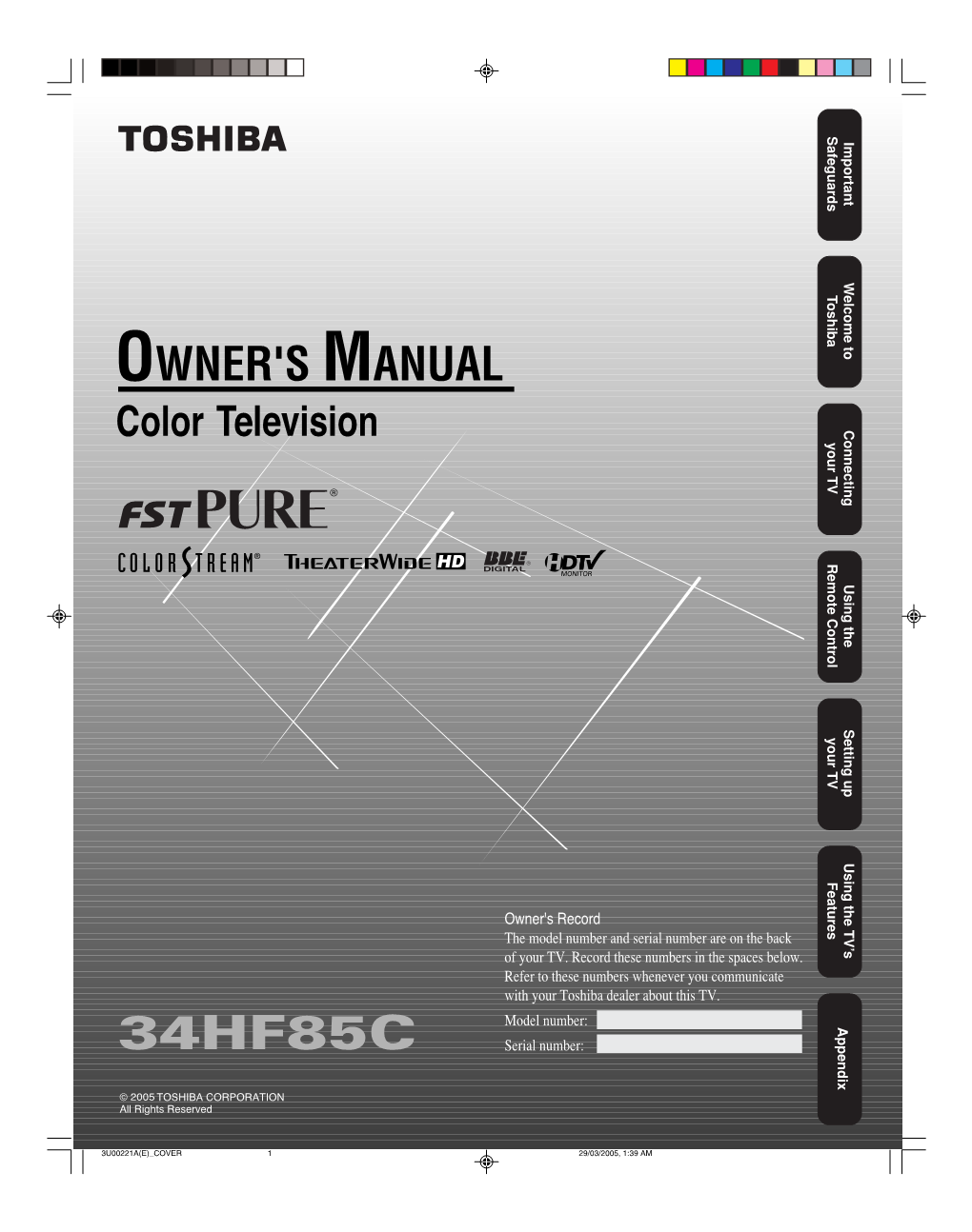 34HF85C Appendix