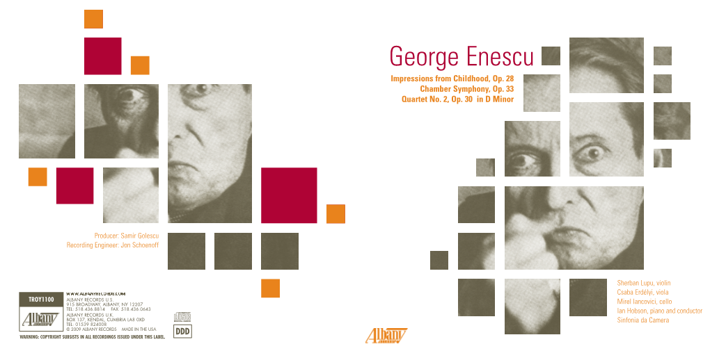 George Enescu Impressions from Childhood, Op