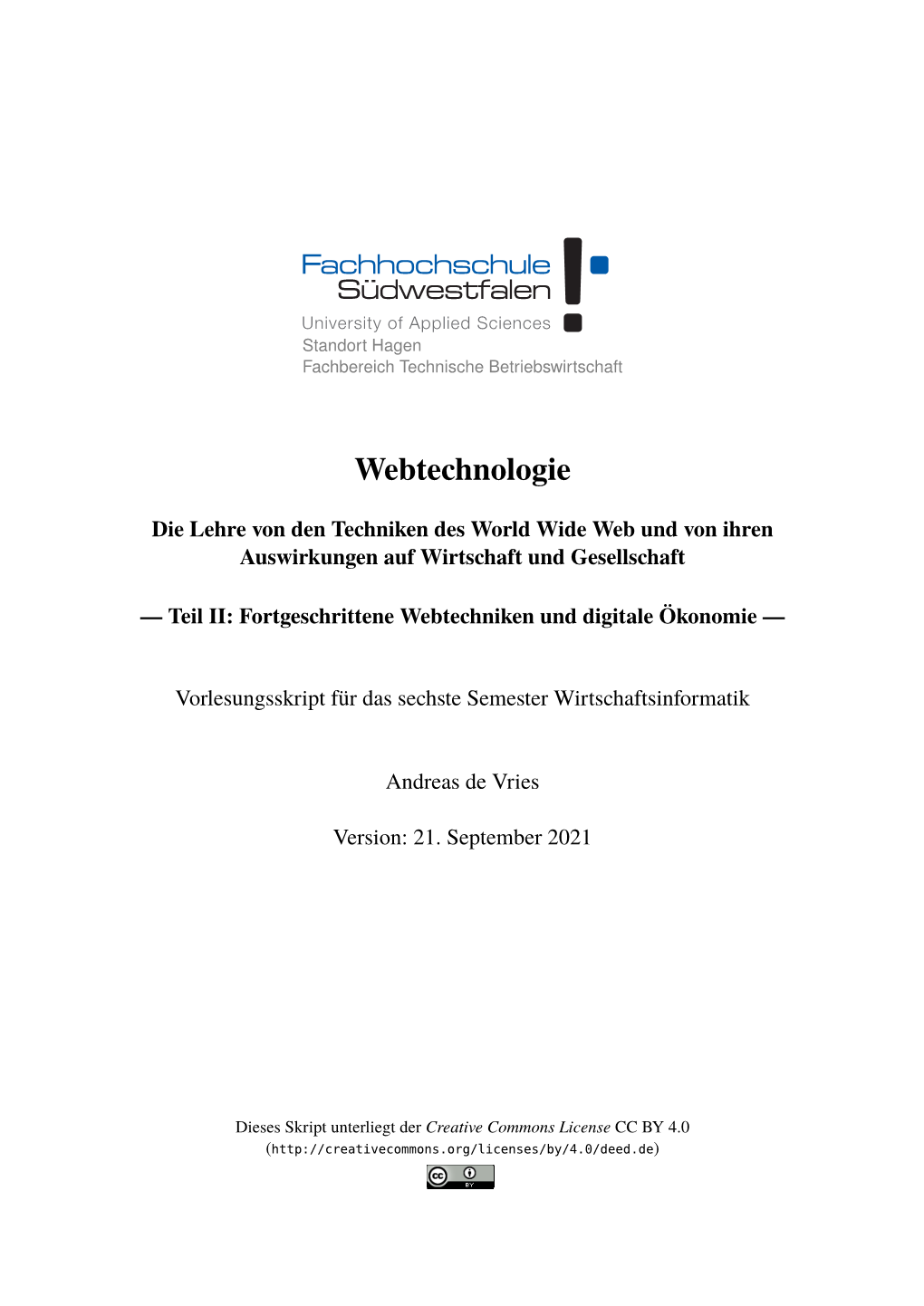 Webtechnologie