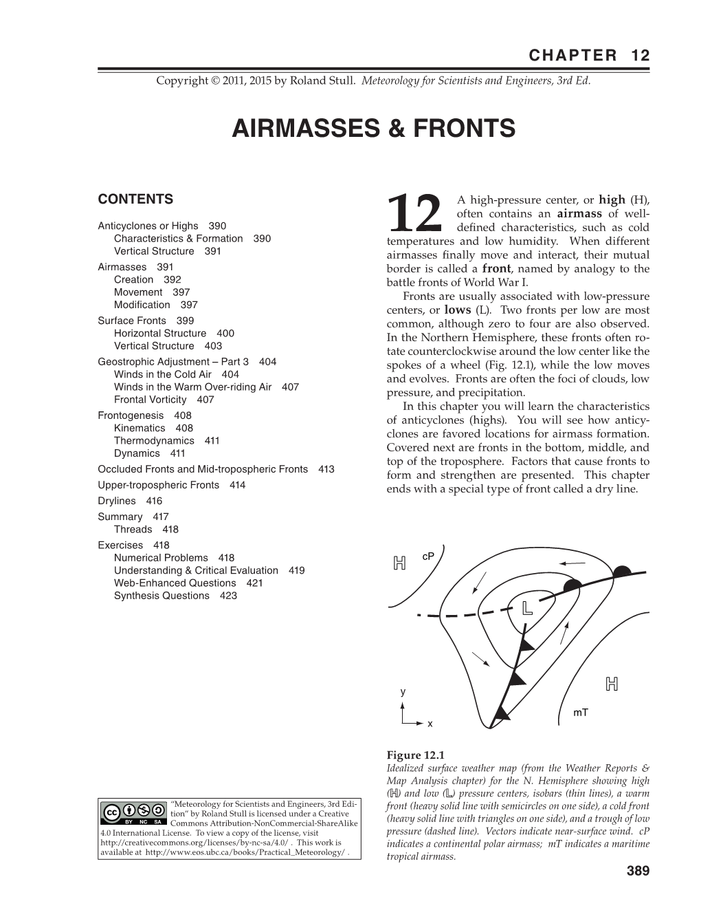 MSE3 Ch12 Airmasses & Fronts