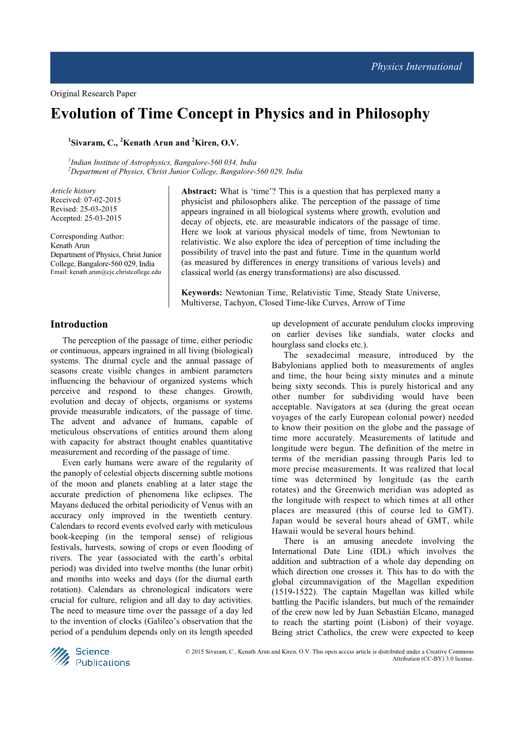 Evolution of Time Concept in Physics and in Philosophy