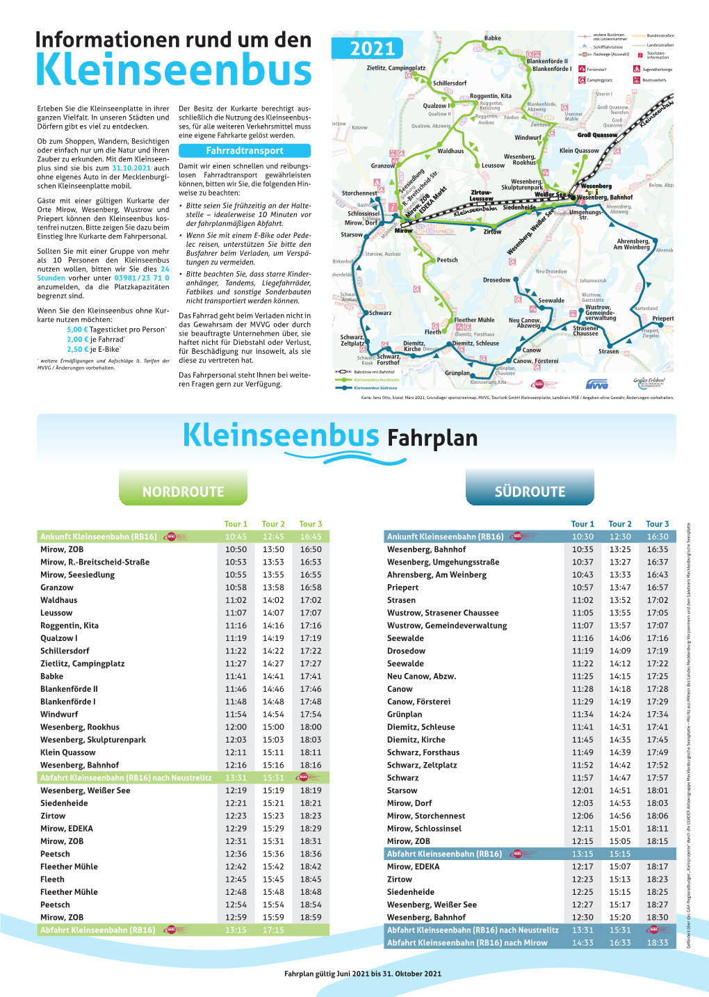 Kleinseenbus 2021