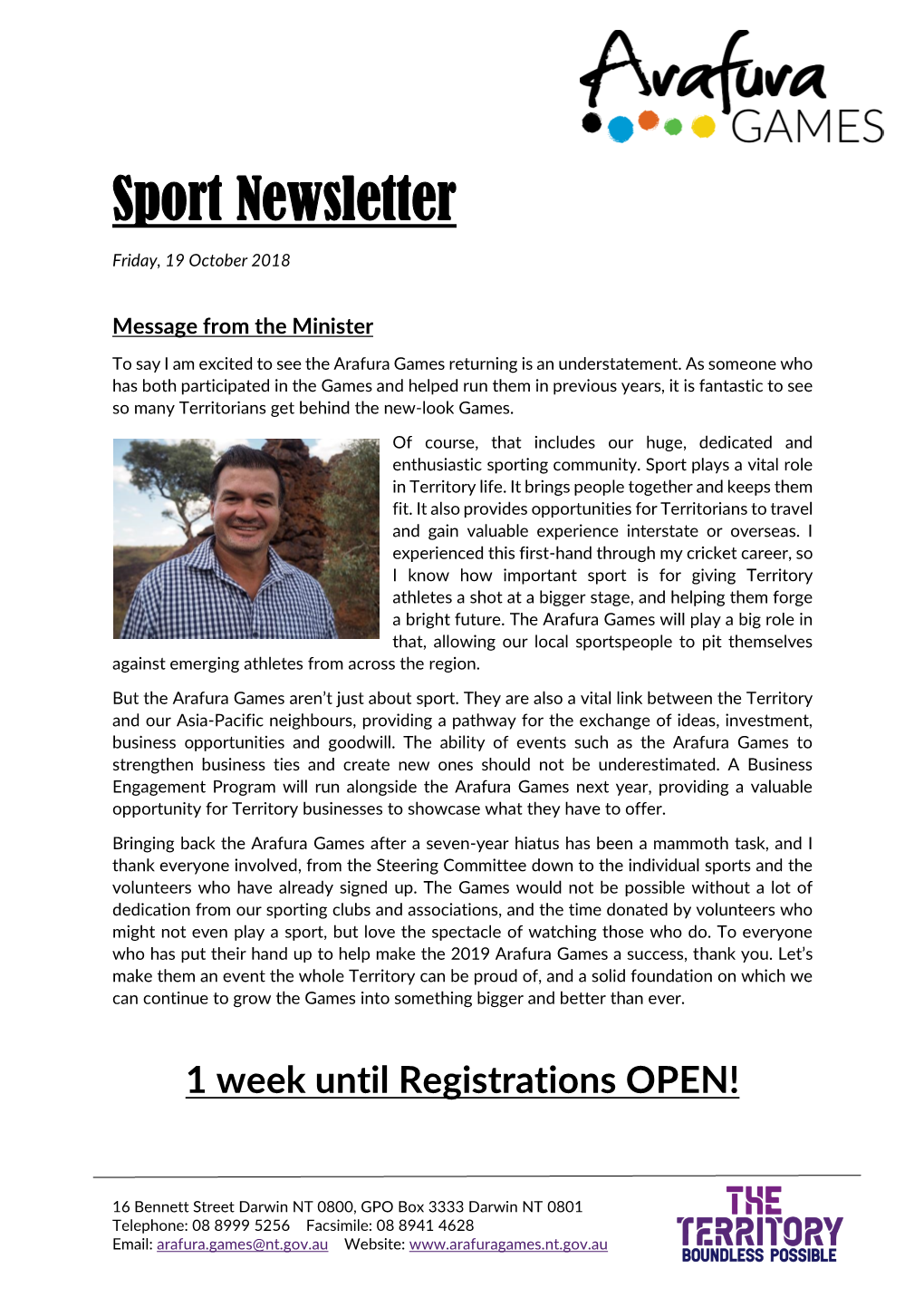 Sport Newsletter