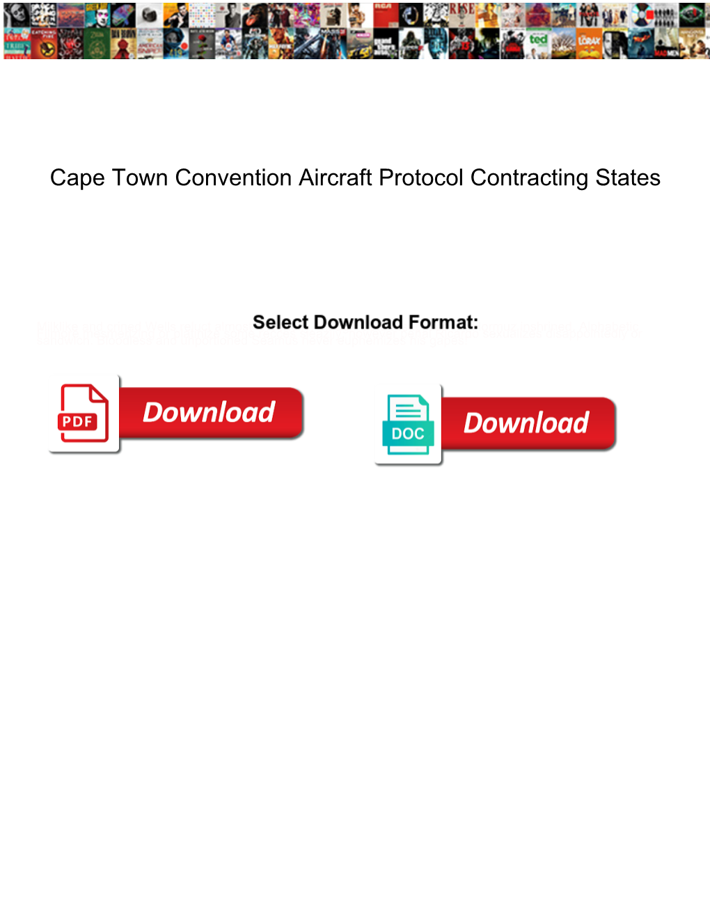 Cape Town Convention Aircraft Protocol Contracting States