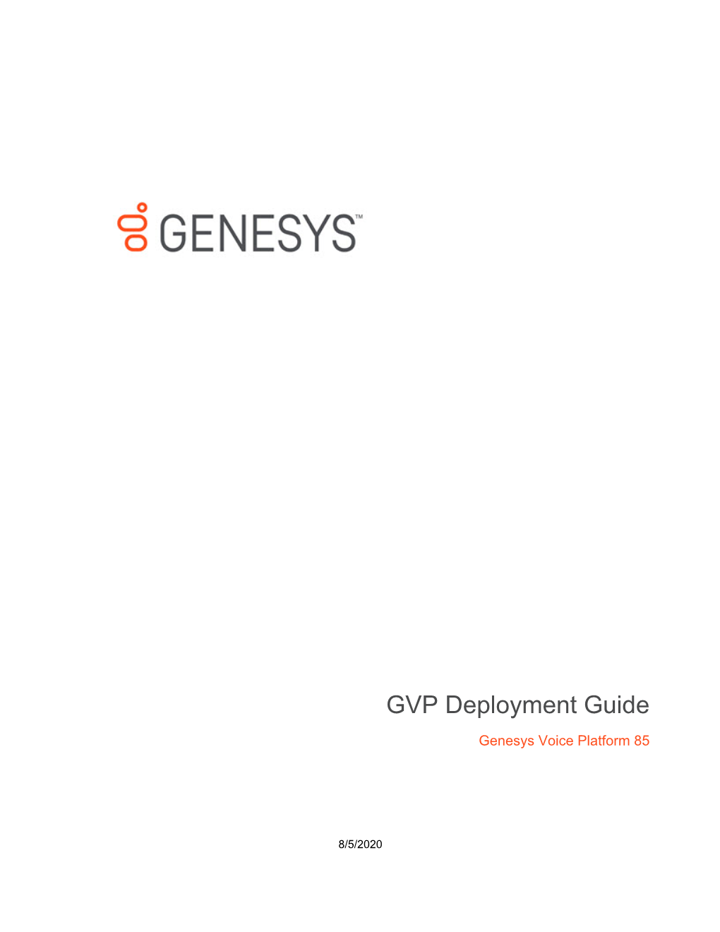 GVP Deployment Guide