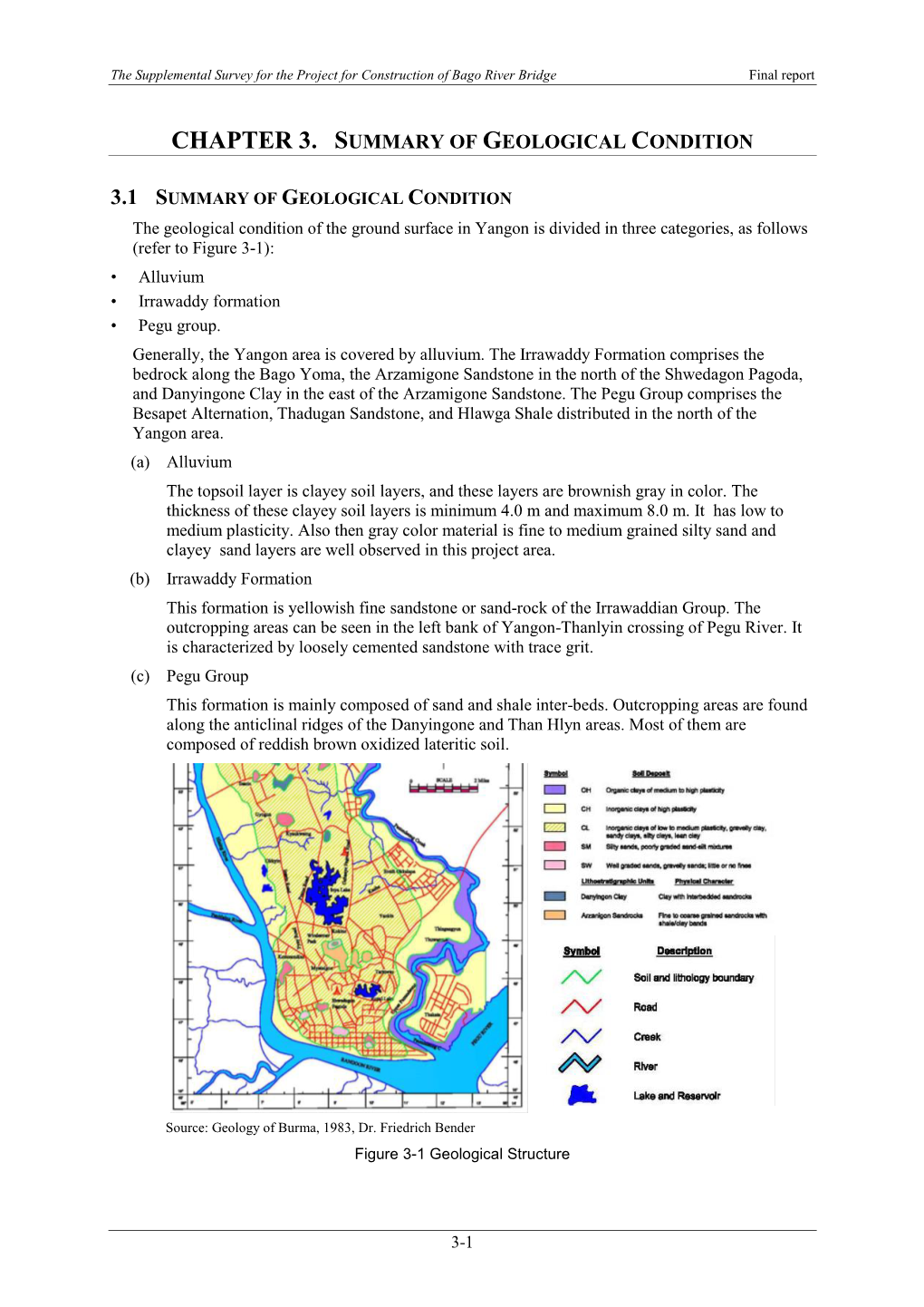 Chapter 3. Summary of Geological Condition