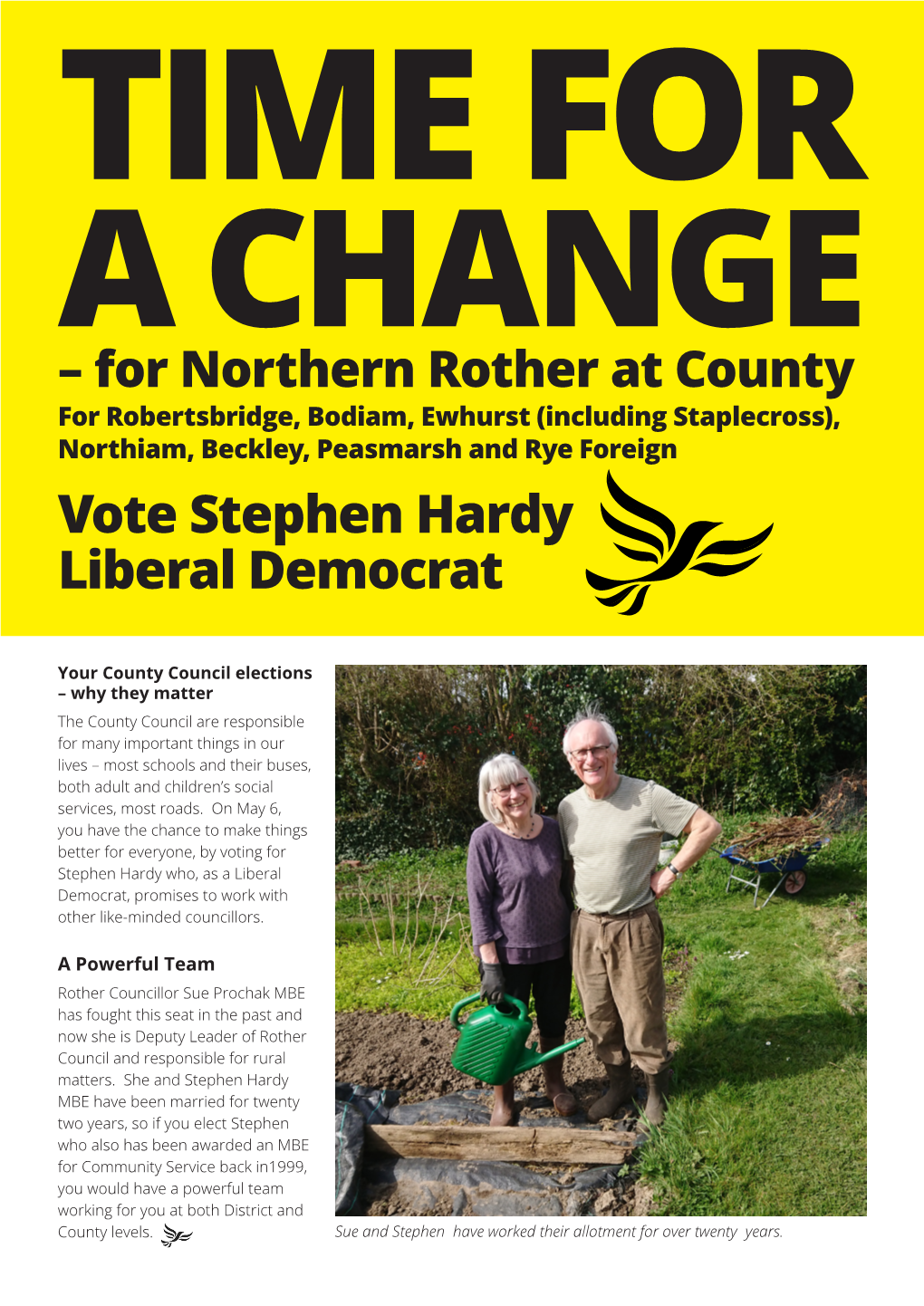 Northern Rother. General Election Folder