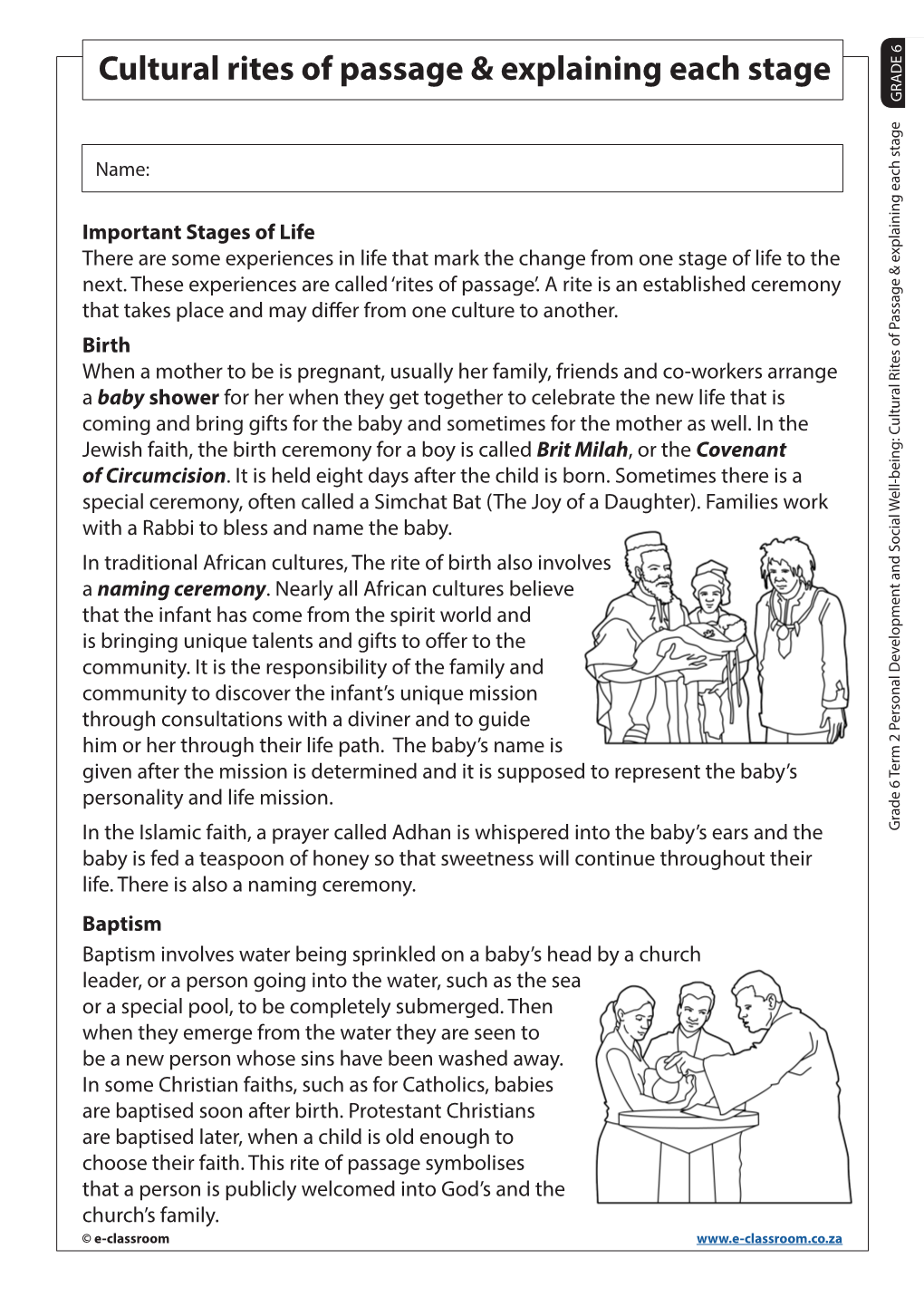 Cultural Rites of Passage & Explaining Each Stage