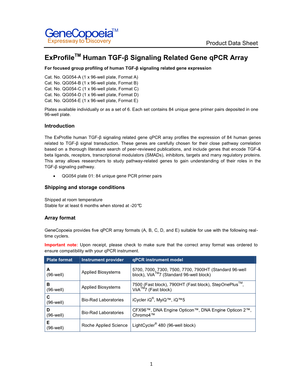 C:\Users\Administrator\Desktop\Array Datasheet\Pathway Gene Array\New Cat.No Word\QG054 Datasheet.Docx