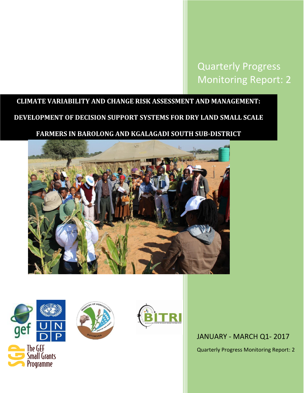 Climate Variability and Change Risk Assessment and Management