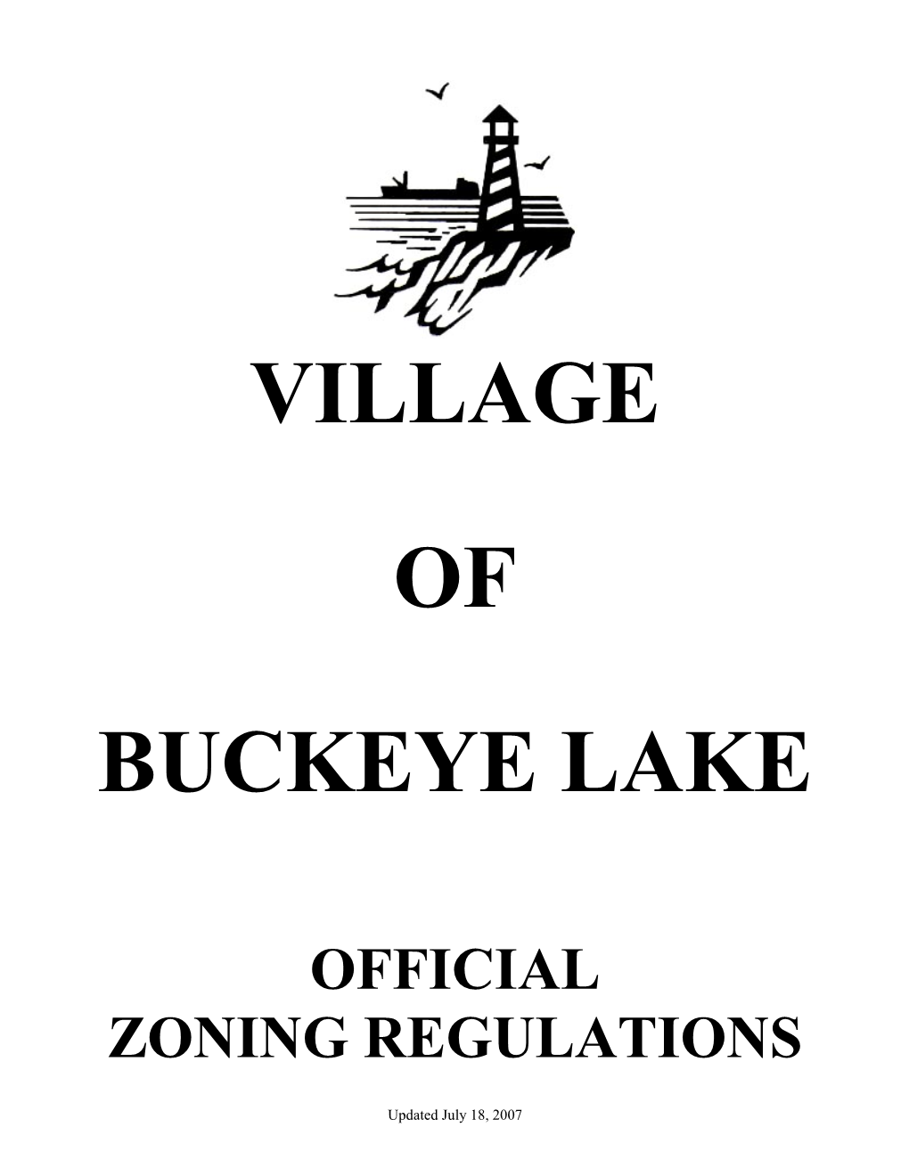 Zoning Code Book $ 30.00 Last Updated: Ordinance 2006-16 Effective 6-9-2006