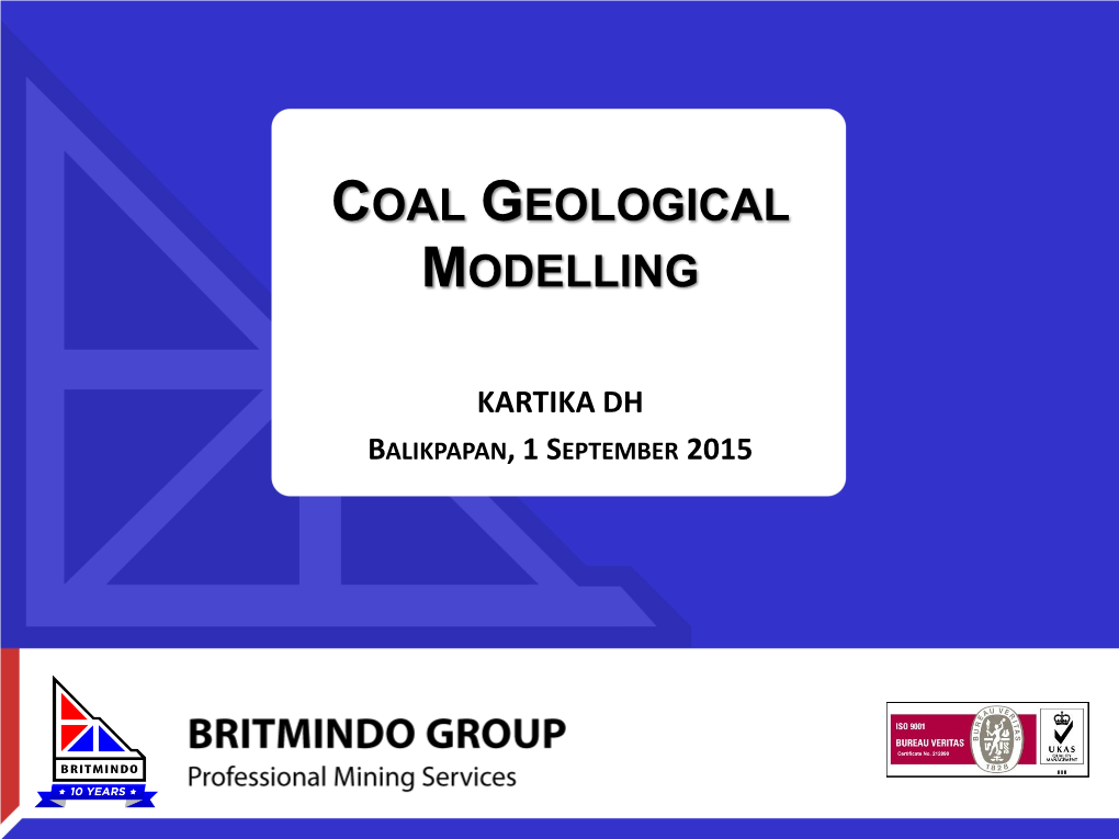 Coal Geological Modelling