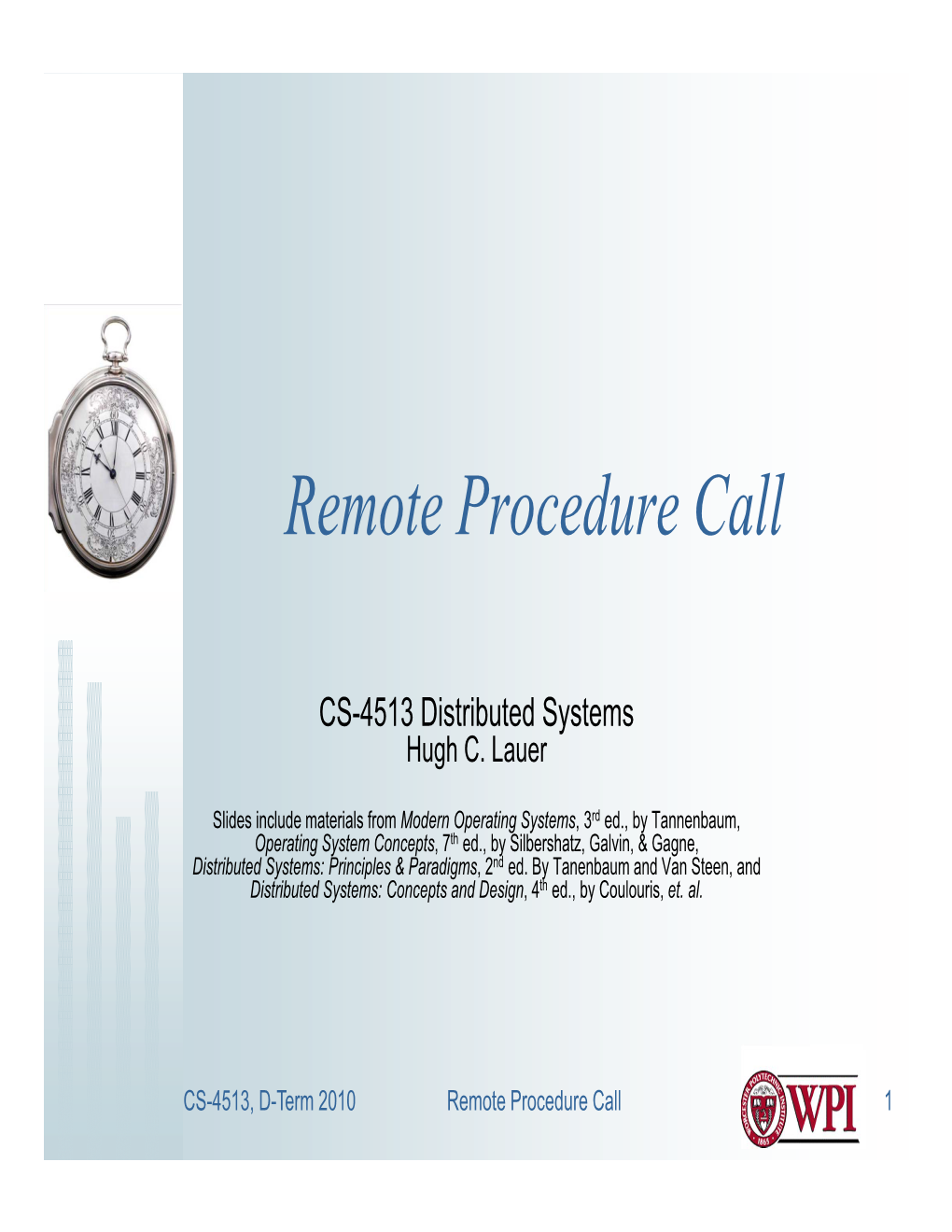 Remote Procedure Call (RPC)