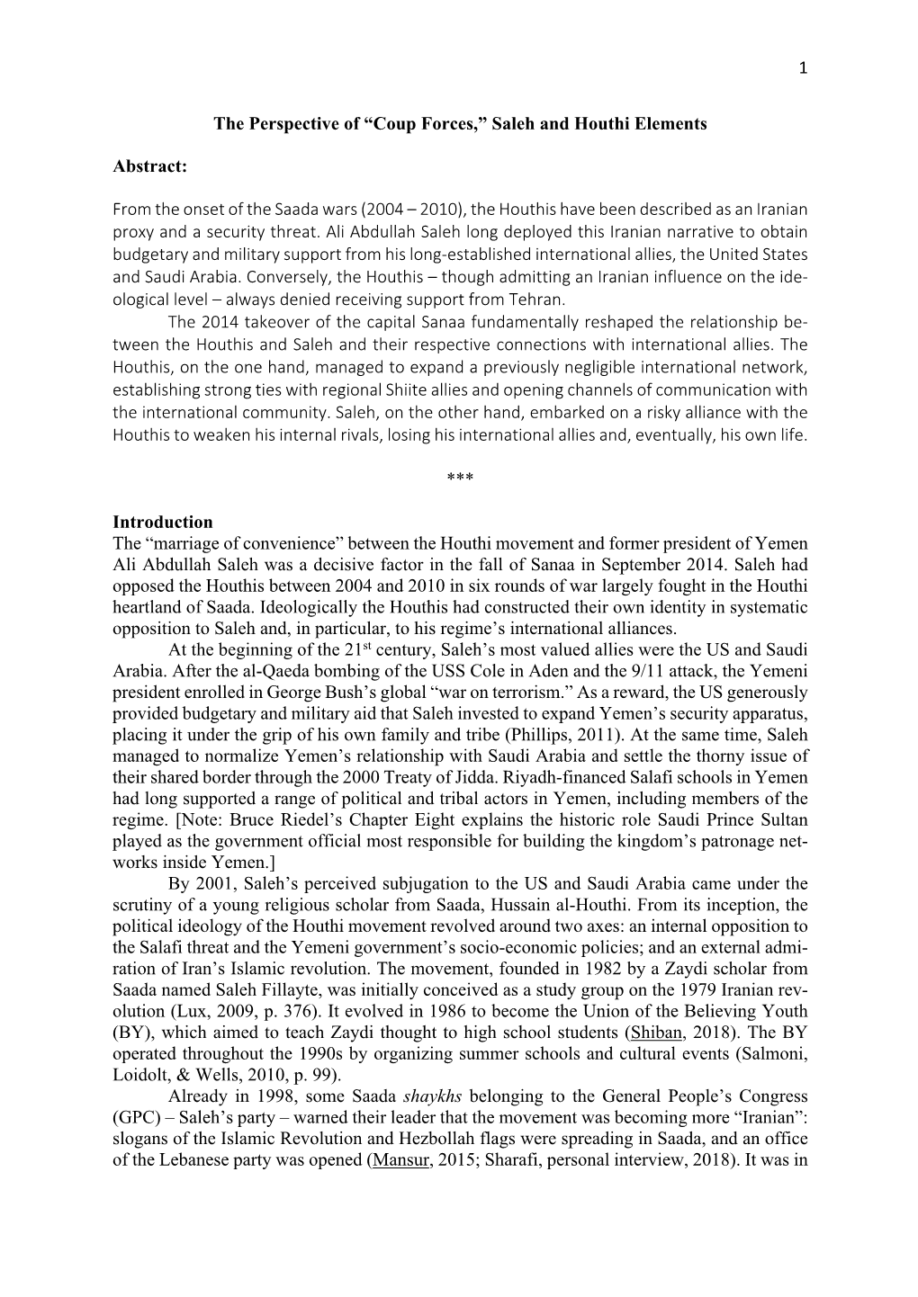 FINAL Hyperlinks Ch.15 Houthi-Saleh Coup