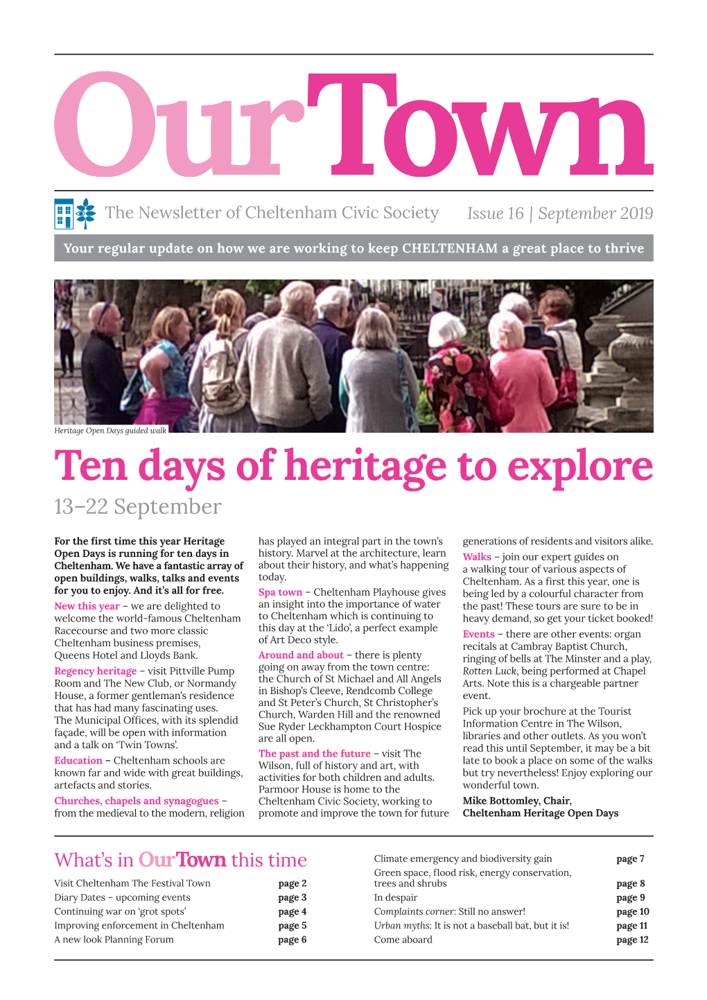 Ten Days of Heritage to Explore 13 –22 September