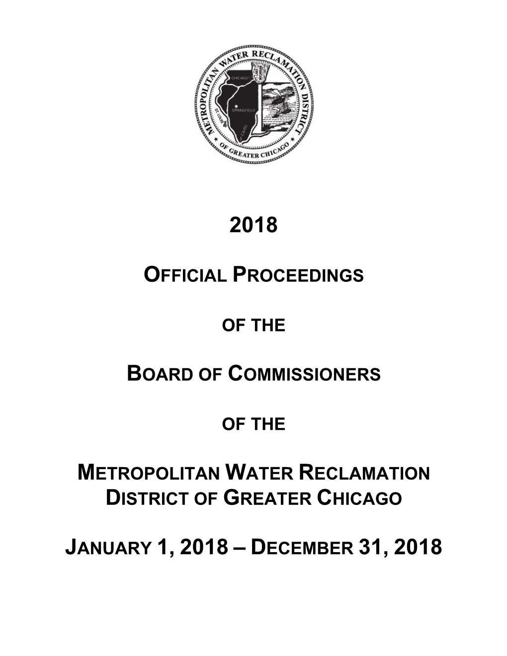 Metropolitan Water Reclamation District of Greater Chicago