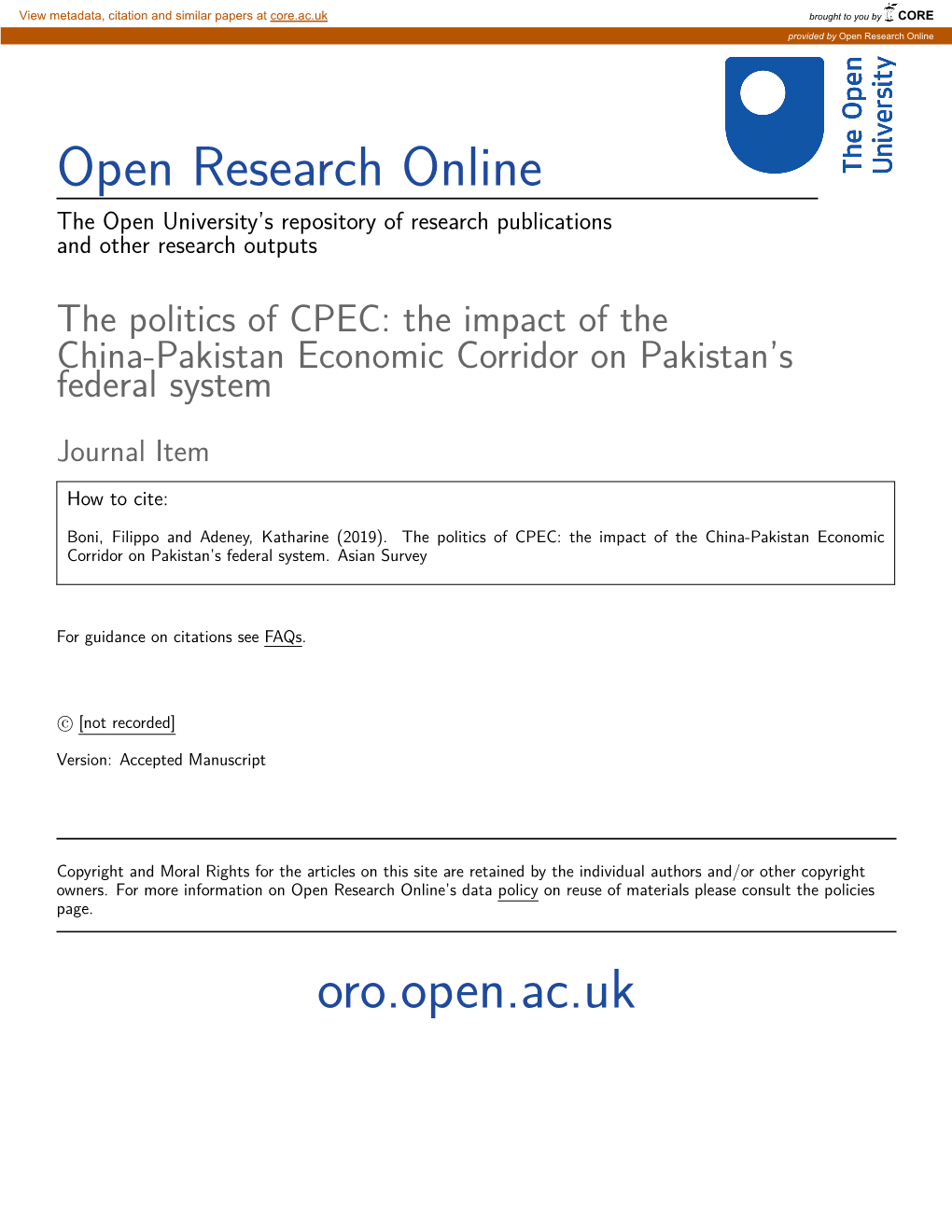 Open Research Online Oro.Open.Ac.Uk