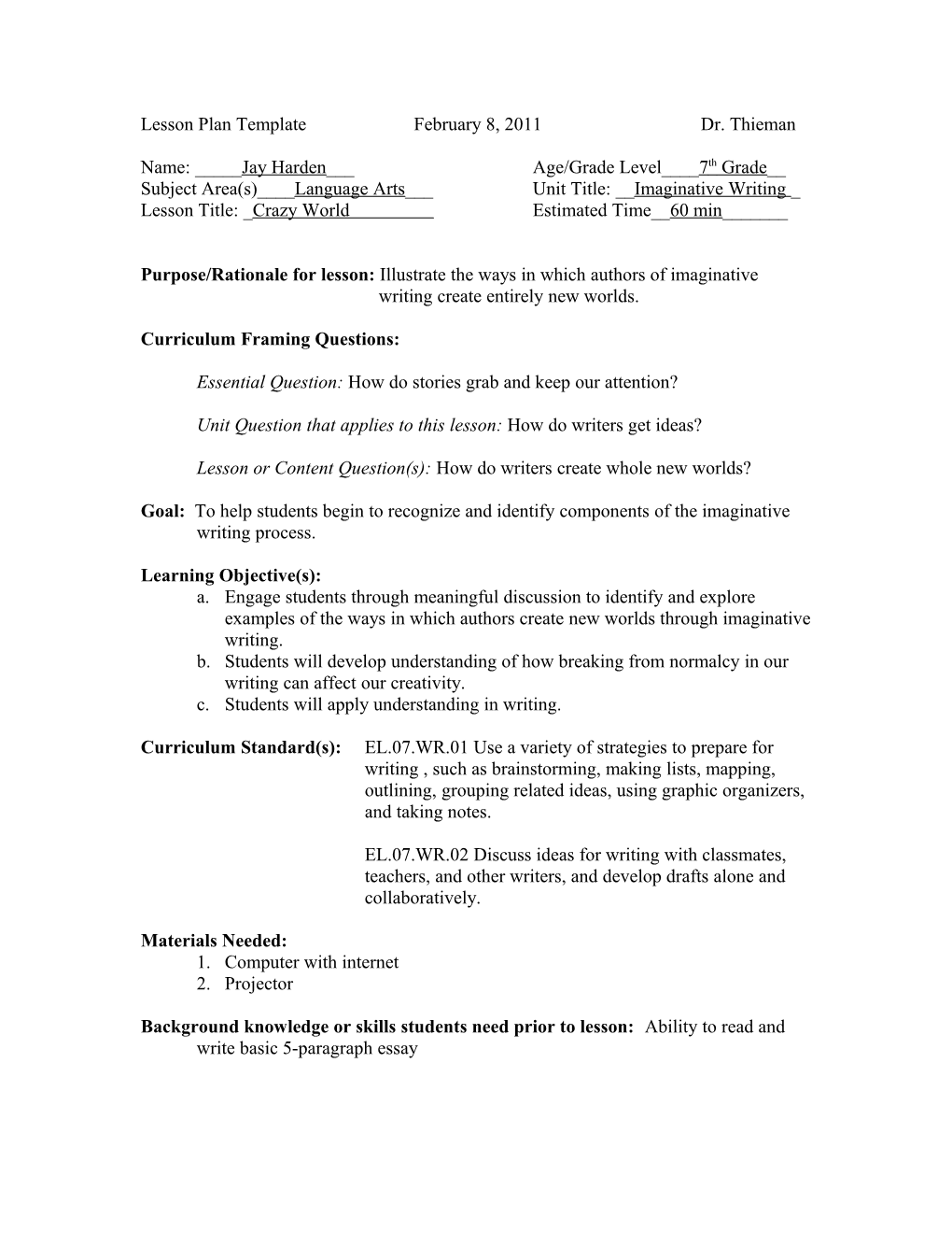 Lesson Plan Template s35