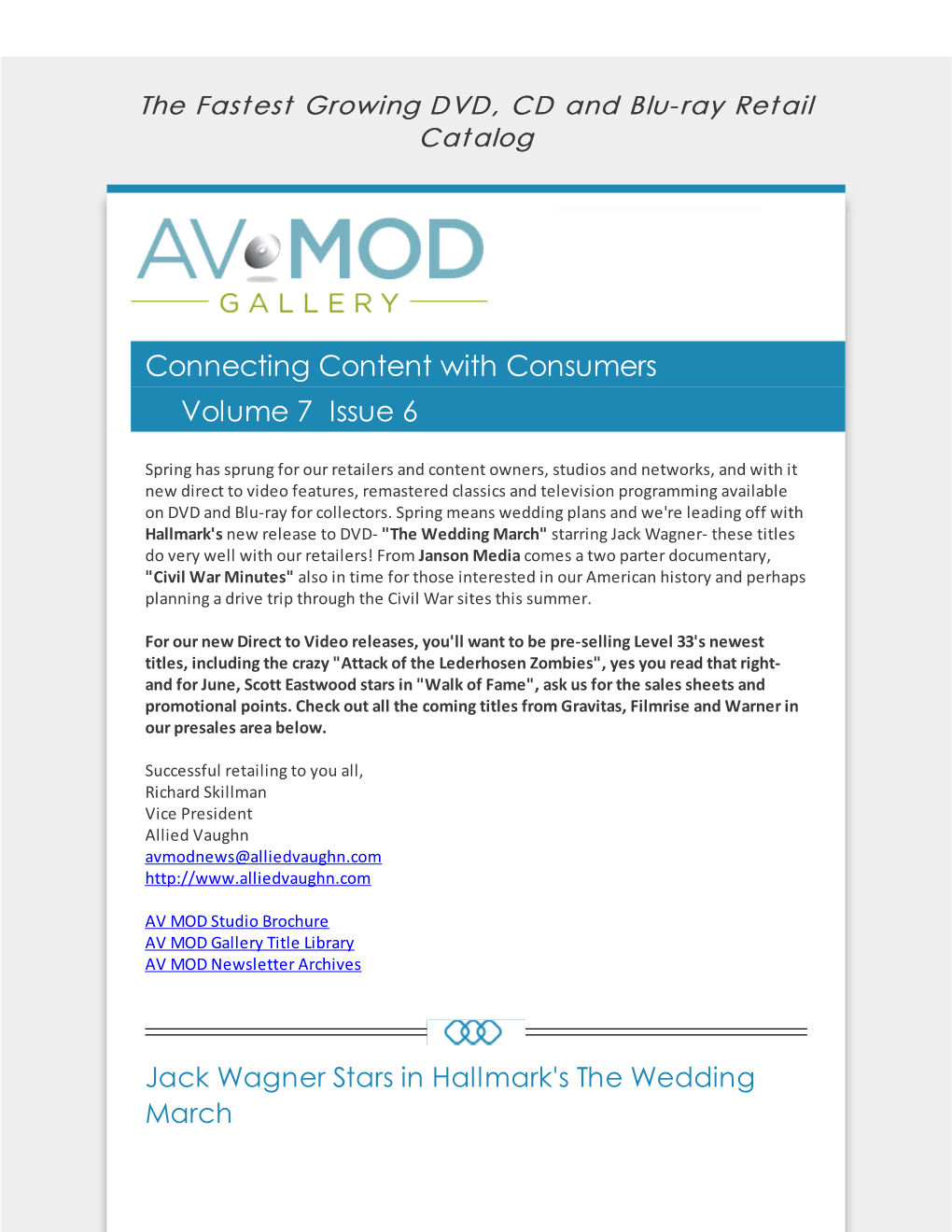 Connecting Content with Consumers Volume 7 Issue 6