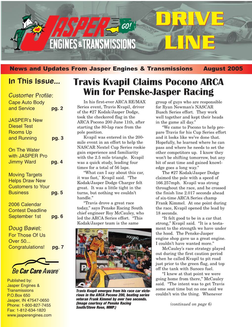 August 2005 in This Issue