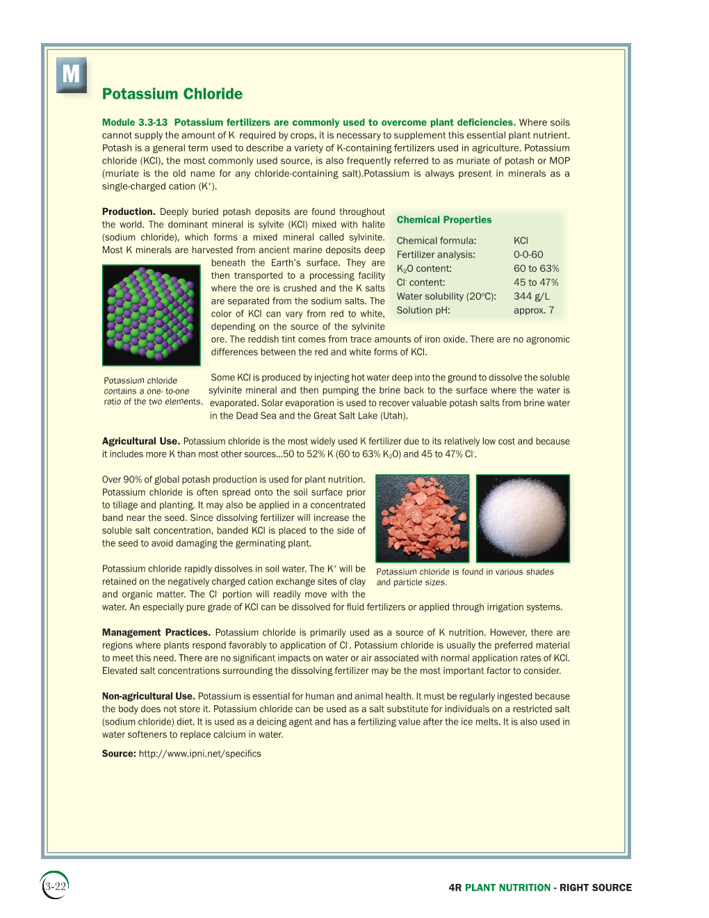 Module 3.3-13 Potassium Chloride