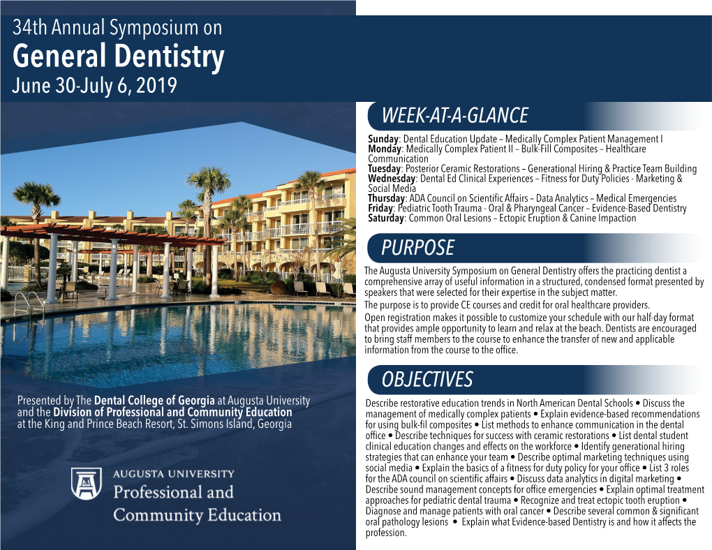 Symposium on General Dentistry