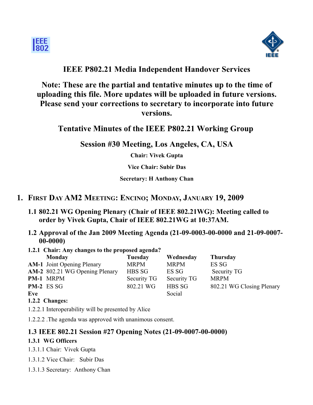 IEEE P802.21 Media Independent Handover Services s2