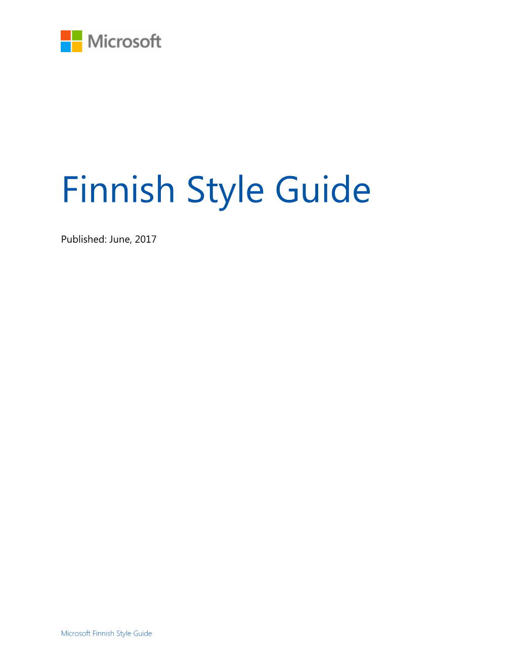 Finnish Style Guide