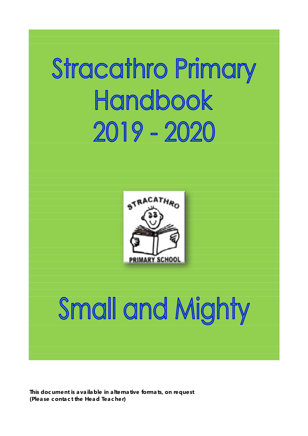 Stracathro Primary School Handbook