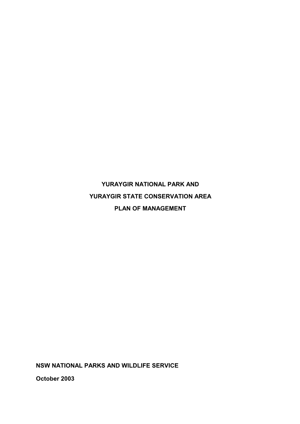 Yuraygir-National-Park-State-Conservation-Area-Plan-Of-Management-030808.Pdf