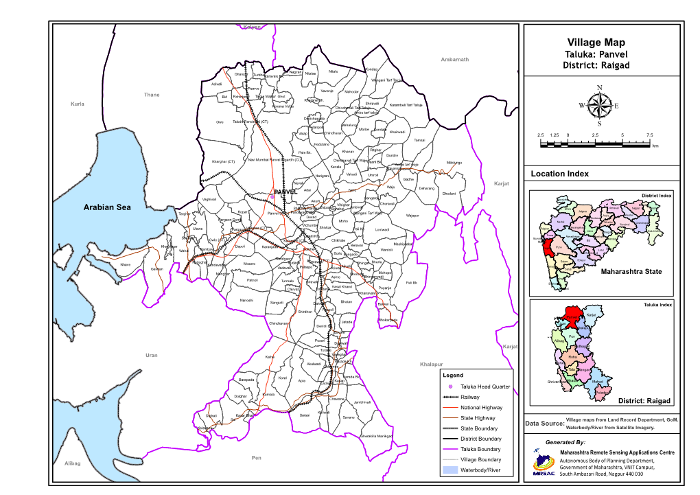 Village Map Taluka: Panvel District: Raigad