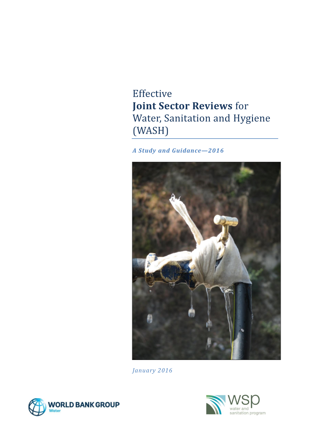 Effective Joint Sector Reviews for Water, Sanitation and Hygiene (WASH)