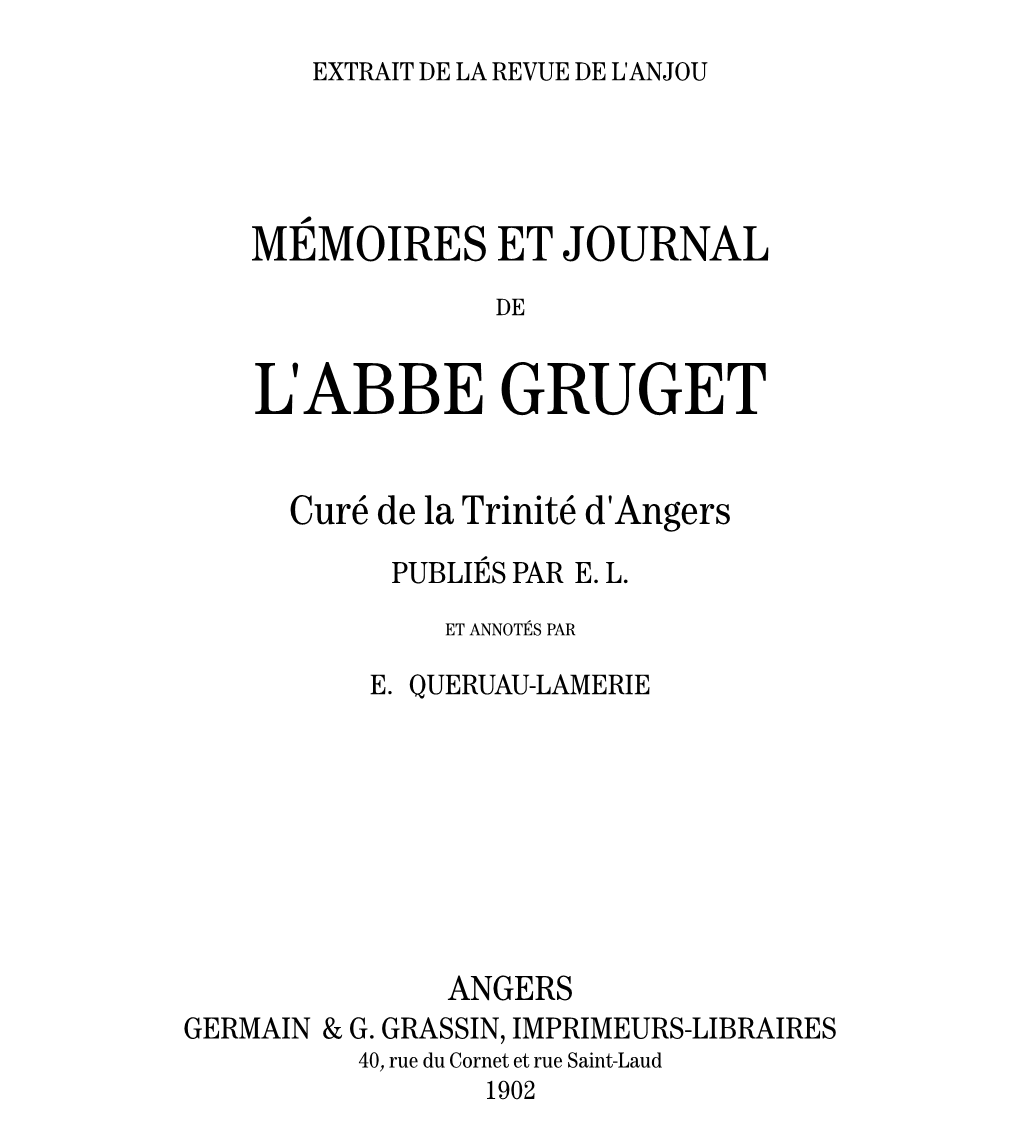 L'abbe Gruget