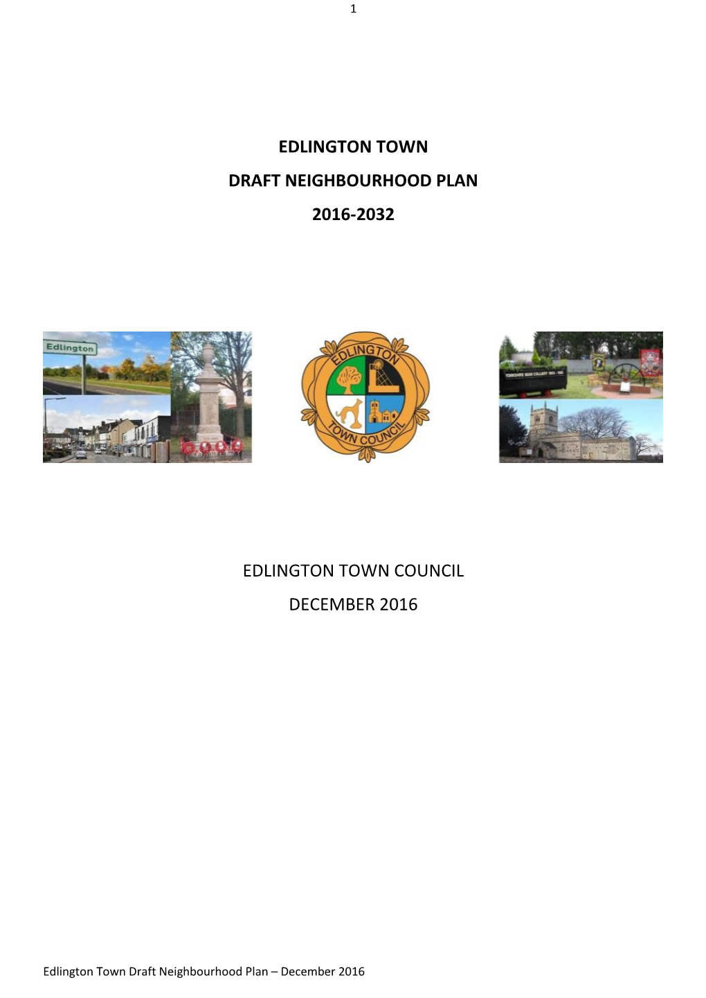 Edlington Neighbourhood Plan Steering Group