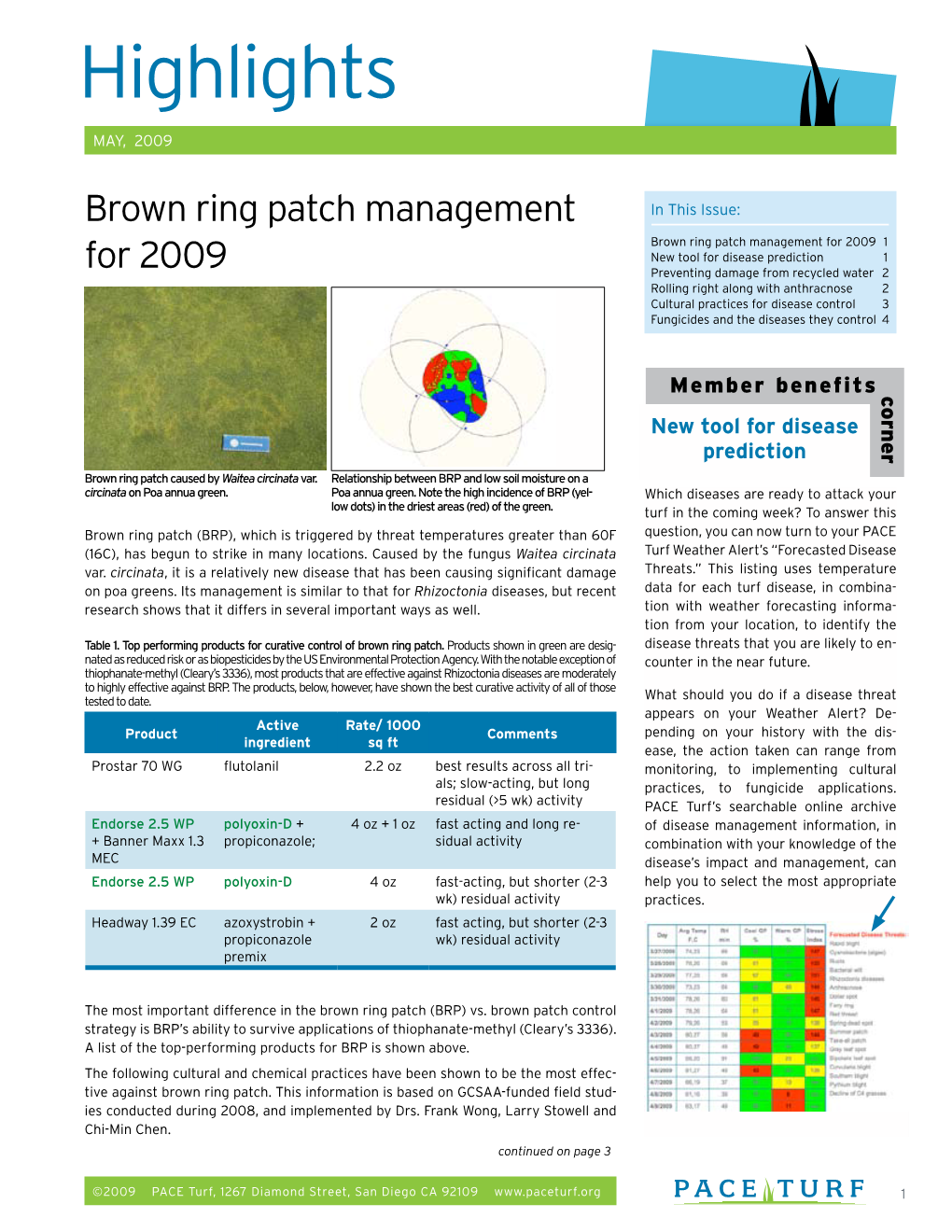 Brown Ring Patch Management for 2009