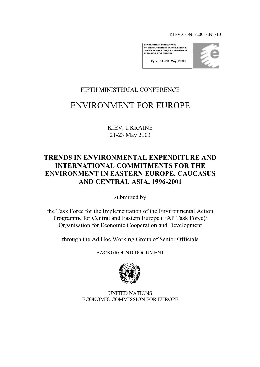 Environment for Europe