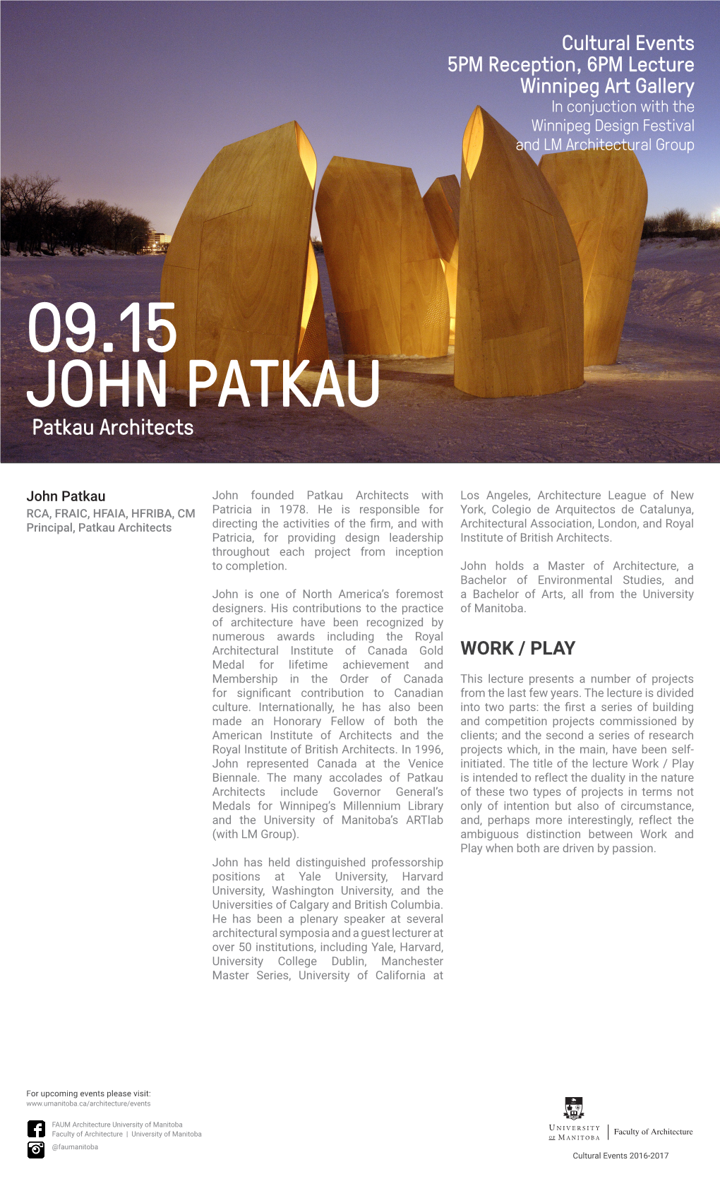 JOHN PATKAU Patkau Architects