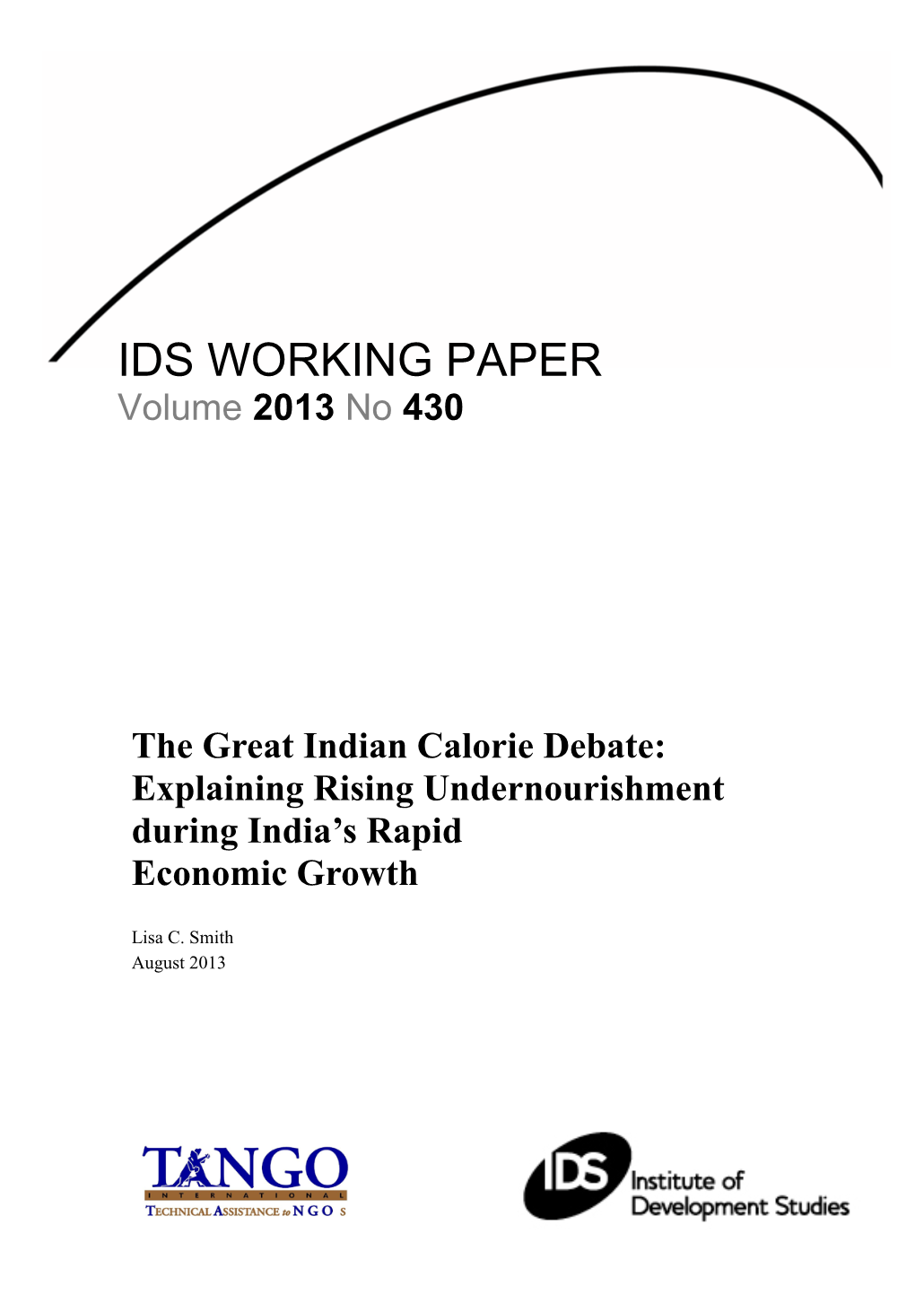 Ids Working Paper