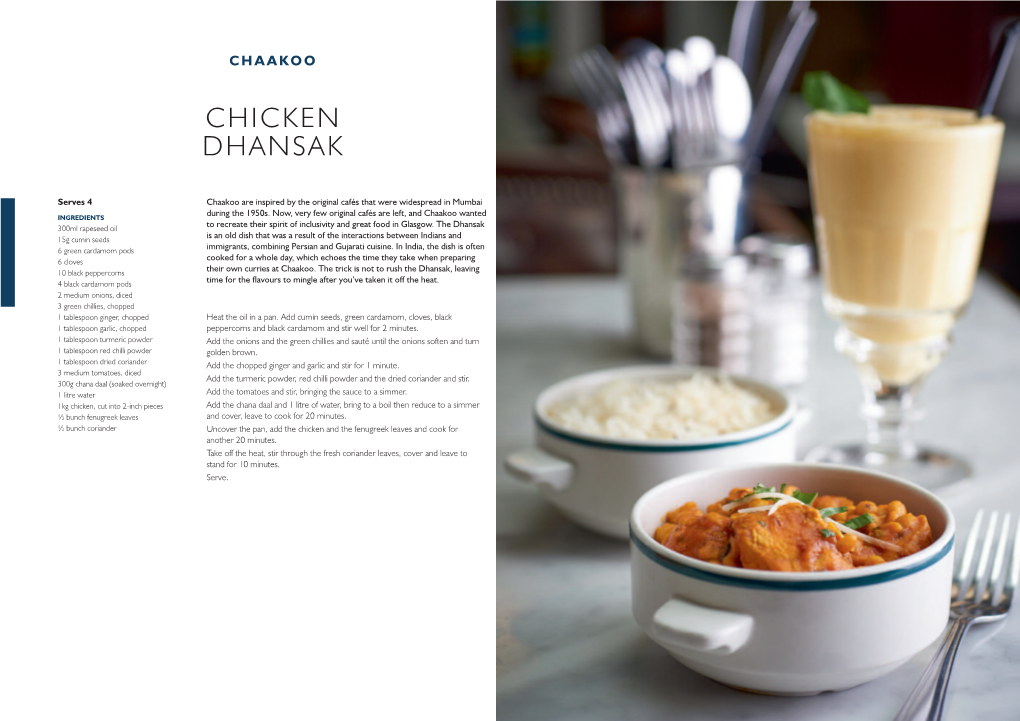 Chicken Dhansak