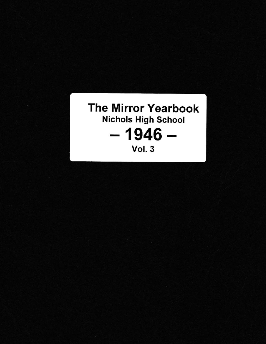 1946 NHS Mirror Yearbook