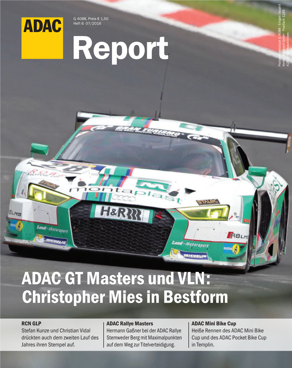 ADAC GT Masters Und VLN: Christopher Mies in Bestform