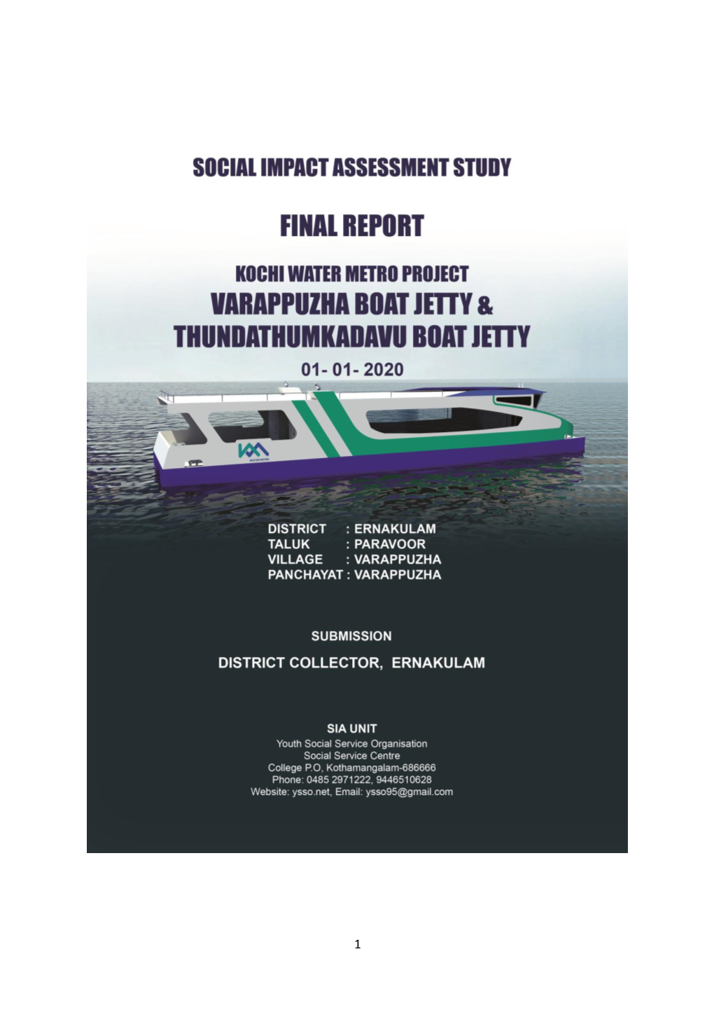 Kochi Water Metro Project Varappuzha Boat Jetty & Thundathumkadavu Boat Jetty