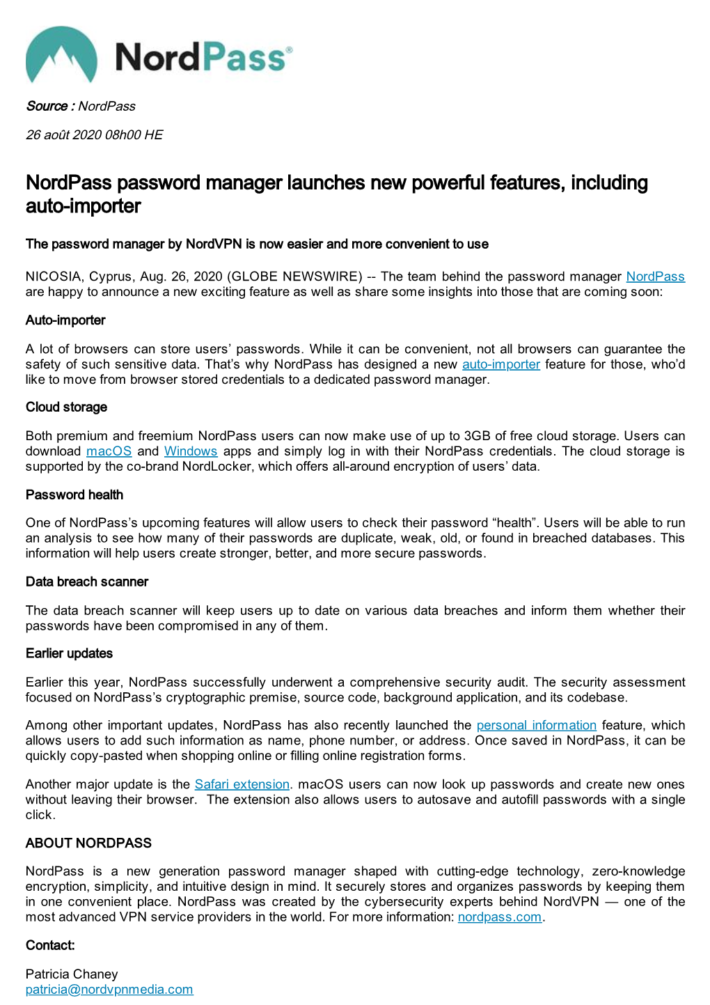 Nordpass Password Manager Launches New Powerful Features, Including Auto-Importer