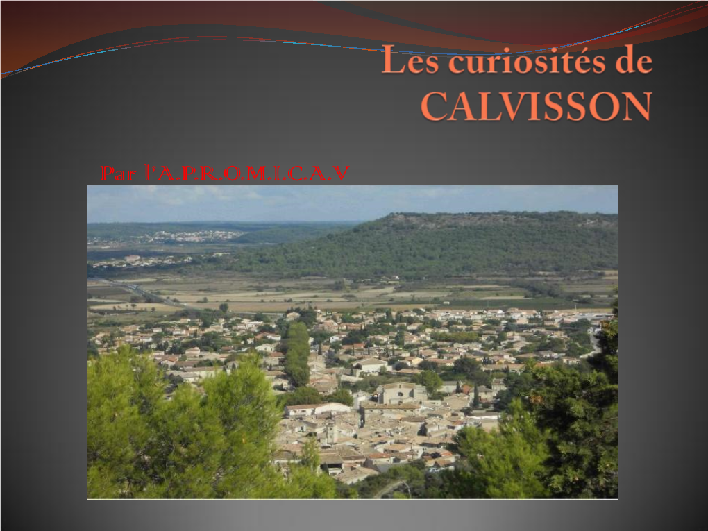 Les Curiosités De Calvisson