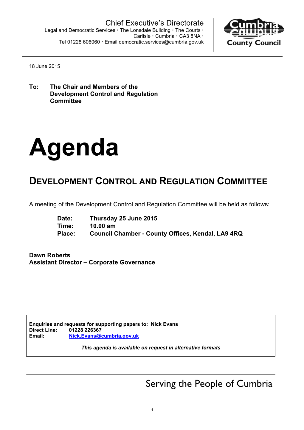 (Public Pack)Agenda Document for Development Control And