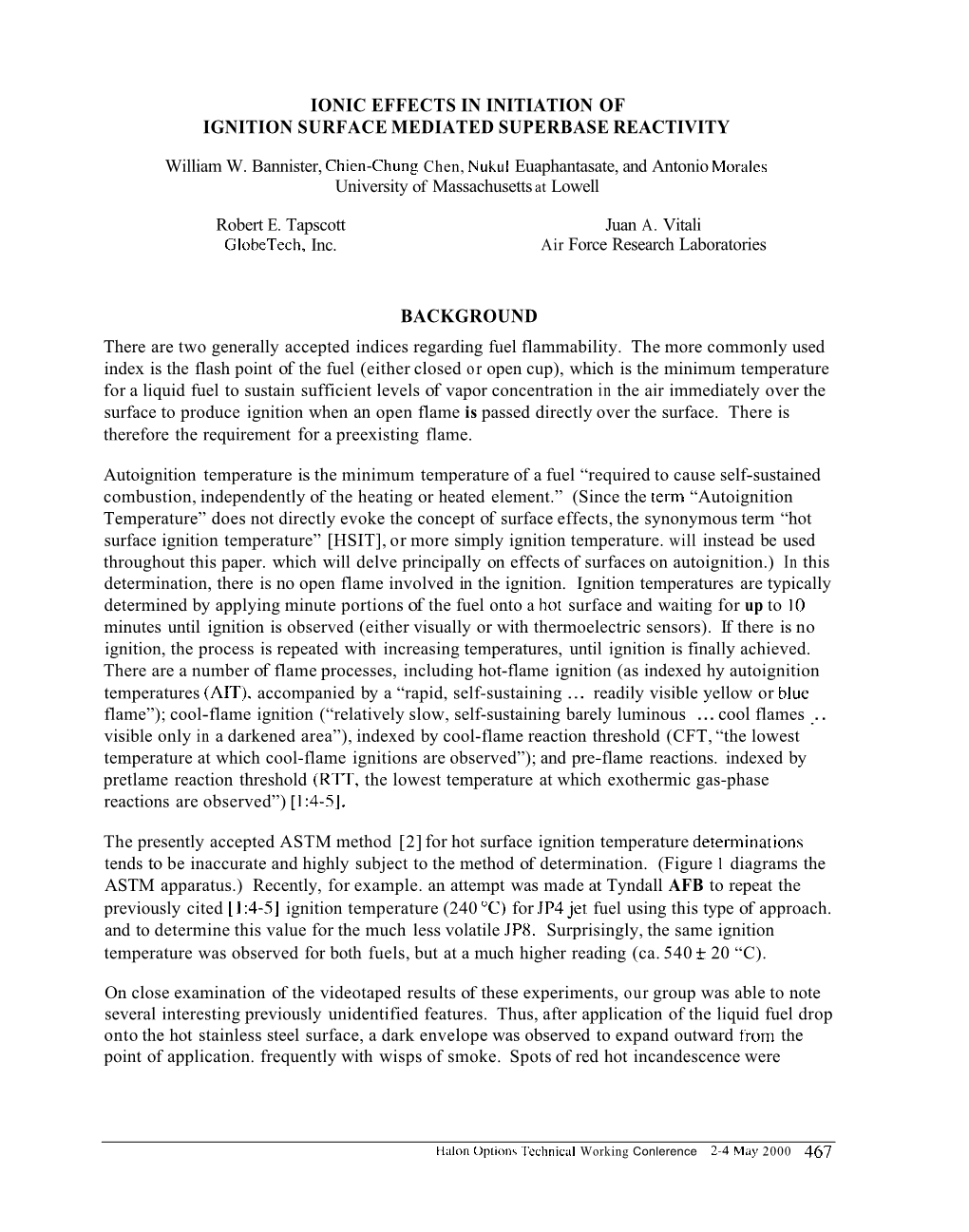 Ionic Effects in Initiation of Ignition Surface Mediated Superbase Reactivity