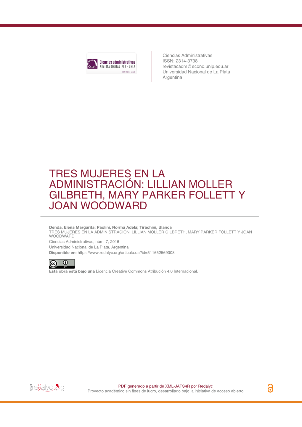 Lillian Moller Gilbreth, Mary Parker Follett Y Joan Woodward